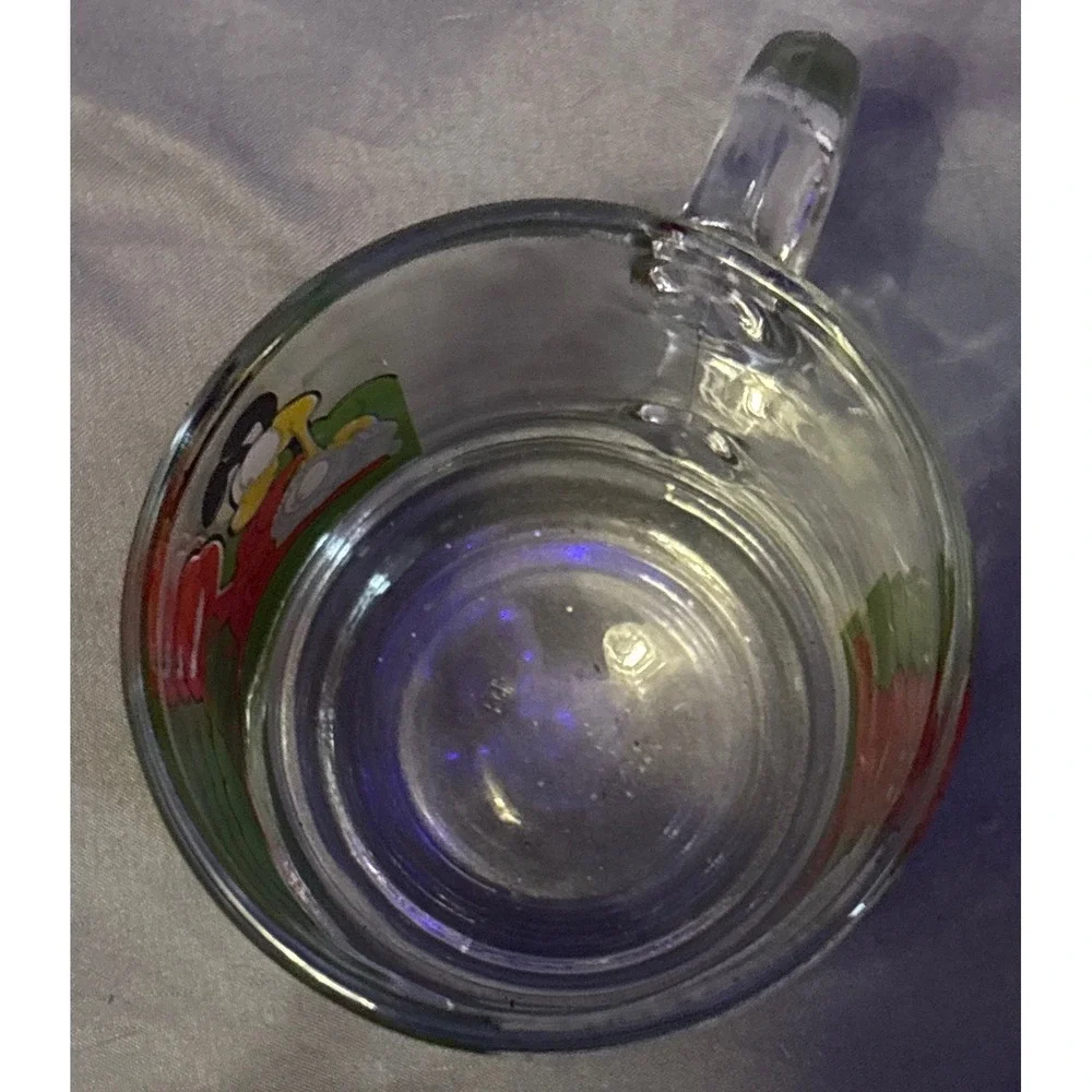 Garfield Vintage McDonald's 70's 80's Collectible Glass Mug - Teeter Toter Scene